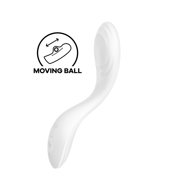 Satisfyer - Vibrateur Spot G Rrrolling Pleasure Blanc